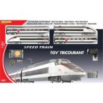 Train lectrique tgv rseau tricourant - mehano - modle ho - circuit 335m - garon 8 ans +