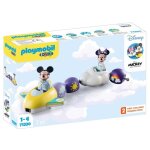 Train des nuages de mickey et minnie - playmobil 1. 2. 3 - disney - 7 pices