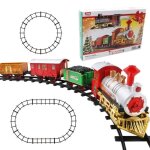 Train  vapeur train lectrique pour sapin nol coffret nol jouets de train lectrique pour enfant