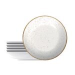 Assiettes creuses - tramontina - rustico - 22cm - 6pcs - porcelaine blanche