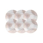 Assiettes plates - tramontina - ros - 28cm - 6pcs - porcelaine blanche