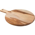 Planche  dcouper - tramontina - ronde - bois de teck fsc - 40x30x18cm - marron