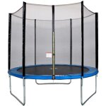 Trampoline � 250 cm maxi eco - bleu - kangui - avec filet