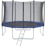 Trampoline 430 cm bleu + �chelle