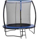 Trampoline pour enfants diam�tre 244 cm filet de protection poteau incurv� 180 cm coussins de s�curit� ...