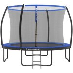 Trampoline pour enfants diam�tre 305 cm filet de protection poteau incurv� 180 cm coussins de s�curit� ...