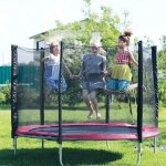 Trampoline extérieur ohmg - modèle extra large - diamètre 183m - forte capacité de charge Trampoline extérieur ohmg - modèle extra large - diamètre 183m - forte capacité de charge