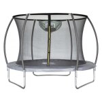 Trampoline avec filet int�rieur jumper - � 305 - gris