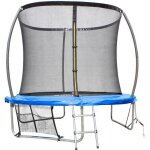 Trampolines de jardin - soulet - 24m - 8ft - ext�rieur - pour enfants et adultes avec filets + �chelle ...
