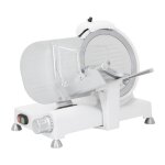 Trancheuse electrique - rgv - luxury 25 white edition - aluminium - 25 cm - 140 w