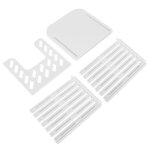 Trancheuse � pain pliable zerone - moule � trancher le pain et outil professionnel de cuisine - blanc ...