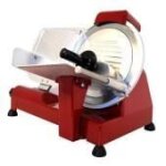 Trancheuse professionnelle rouge rgv - lame de 25 cm - épaisseur de tranchage jusquà 16 mm Trancheuse professionnelle rouge rgv - lame de 25 cm - épaisseur de tranchage jusquà 16 mm