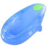 Transat de bain - dbb remond - bleu - ergonomique et repose - t�te - 3 ventouses stabilisantes
