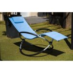 Transat  bascule - osun - bleu - pliable - confortable - design moderne