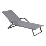 Transat bayamo ardoise & graphite en aluminium trait� �poxy - hesp�ride
