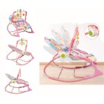 Transat bebe arche de jeu - mengda - rglable en hauteur - musical - rose
