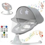 Transat bébé balancelle bebe electrique de la naissance à 18 mois charge maximale 15kg avec bluetooth ... Transat bébé balancelle bebe electrique de la naissance à 18 mois charge maximale 15kg avec bluetooth ...