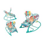 Transat b�b� et si�ge sauteur 3en1 - mengda - arche de jeu 3 positions dinclinaison - blanc