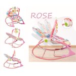 Transat b�b� avec vibrations apaisantes - mengda - mod�le rose - musical - effets sonores - evolutif