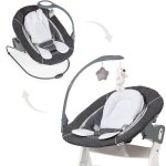 Transat - hauck - alpha bouncer deluxe - avec arche � jouets - gris