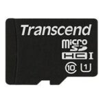 Carte mmoire flash - transcend - 16 go - microsdhc - uhs class 1 - uhs class 10 - noir