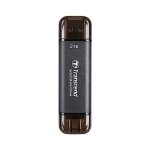 Disque ssd externe - transcend - esd310c - 2 to - usb - c & usb - a - portable