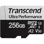 Transcend microsdxc 340s carte microsdhc 256 gb class 10 class 3 uhs - i