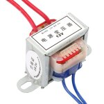 Transformateur - vvikizy - modèle ei - 12v / 24v - 2w - entrée 220v 50hz Transformateur - vvikizy - modèle ei - 12v / 24v - 2w - entrée 220v 50hz