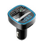 Transmetteur fm bluetooth kit voiture �metteur fm sans fil adaptateur radio lecteur mp3 dual usb ports ...