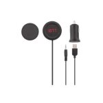 Transmetteur fm - t nb - jack 3. 5 mm - kit mains libres - compatible mp3 / smartphone - noir