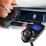 Transmetteur fm - lcc - t10 - bluetooth v3. 0 - kit mains libres - rouge