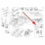 Transporteurs accessoires thule numberboard clip 52598 2a + 2b - taille unique - noir