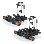 Porte - v�los xlc rear carrier cc c03 - 2 v�los - attelage pliable en aluminium