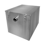 Trappe � graisse commerciale 96l en acier inoxydable avec filtre pour r�sidus sous �vier s�parateur d?huile ...