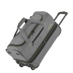 Sac de voyage - travelite - basics wheeled duffle 55 - gris / vert - 100% polyester - 2. 30kg