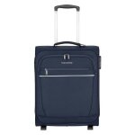 Valise - travelite - cabin 2w bordtrolley - bleu - souple - 2 roulettes