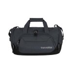 Travelite sac de voyage noir gris pour femme et homme - kick off duffle s anthrazit 66985