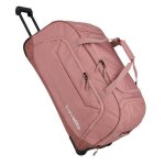 Travelite sac de voyage vieux rose pour femme - kick off wheeled duffle xl rose 174824