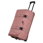Travelite sac de voyage vieux rose noir pour femme et homme - kick off wheeled travelbag l rose 178294 ...