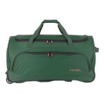 Travelite sac de voyage vert fonc noir pour femme et homme - basics fresh wheeled duffle dunkelgrn ...