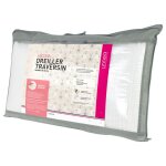 Traversin plat 80x35 cm ascona mousse  mmoire de forme visco
