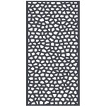 Treillage dcoratif - nortene - mosac - gris - 100x200 cm - plastique rsine