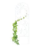 Relaxdays treillis jardin oiseaux fer cl�ture plante grimpante grille fleurs m�tal arceau rosier 120 ...