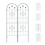 Relaxdays treillis jardin fer set de 2 clôture plante grimpante grille fleurs arceau rosier 180 x 50 ... Relaxdays treillis jardin fer set de 2 clôture plante grimpante grille fleurs arceau rosier 180 x 50 ...