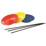 Assiette de jonglerie rouge - baton pvc tremblay