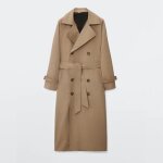 Trench - coat ample double boutonnage ecelen pour femme - automne 2022