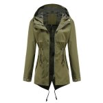 Trench - coat femme impermable mi - longue coupe - vent insfity - taille eu - vert