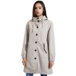Trench femmecoupe - vent avec capuche impermable dextrieurtrench femme longue adapt pour le vlo - ...