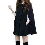 Trench femme - funmoon - cape longue - plus size - bouton - coupe - vent Trench femme - funmoon - cape longue - plus size - bouton - coupe - vent