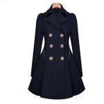 Trench femmes - funmoon - noir - pas cher - taille norme franaise - confortable